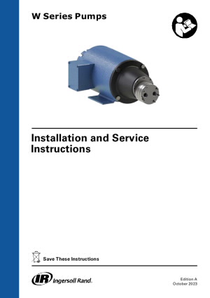 I and O - W Series Pumps 1-1