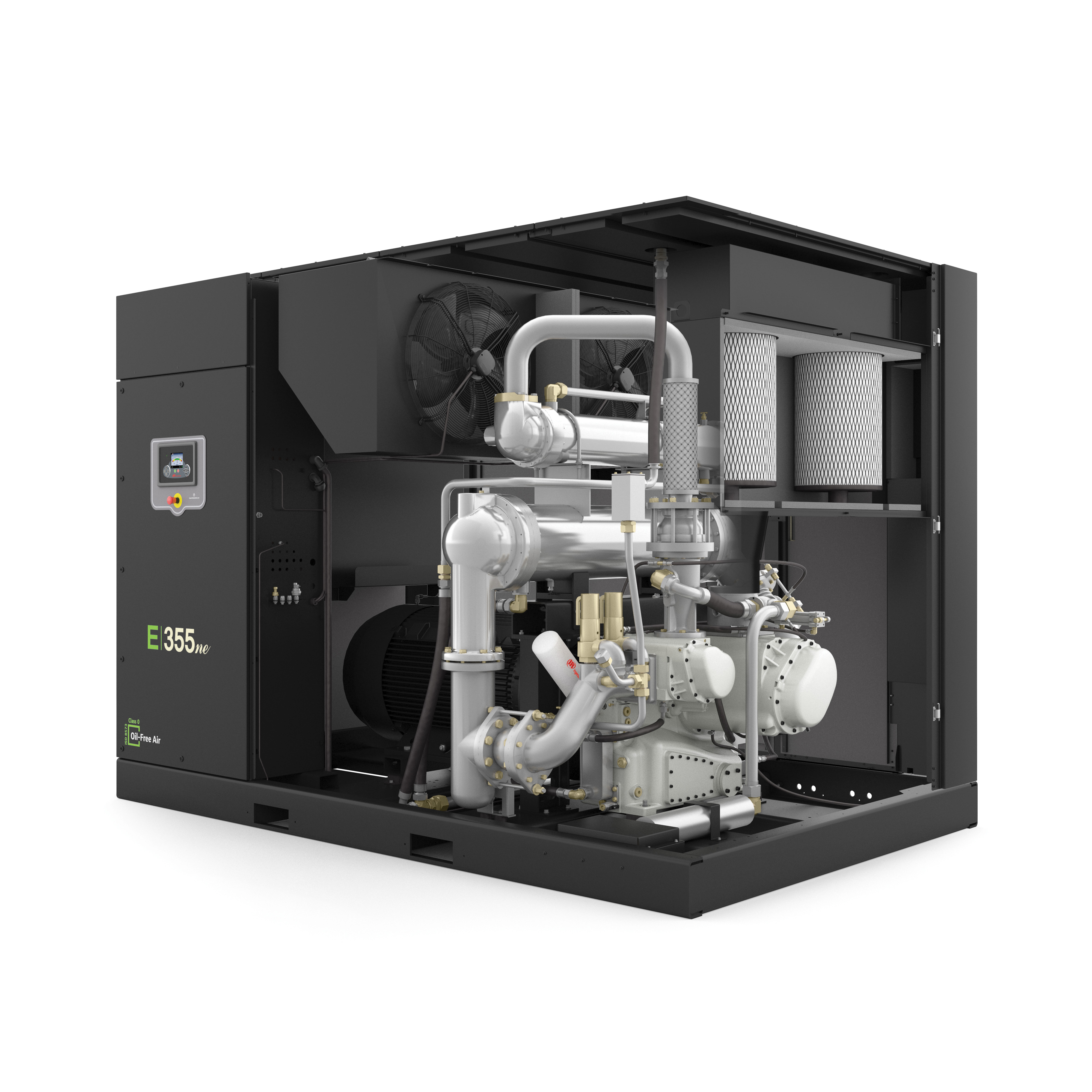 E355ne 355kW Rotary Oil Free Compressor WC Internal