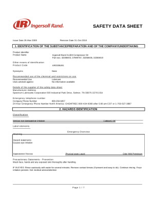ingersoll-rand-xl300-sds-na-english